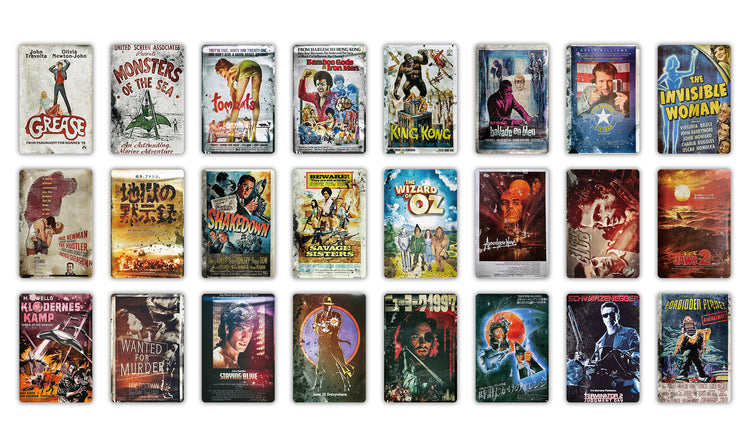 Movies metal wall signs