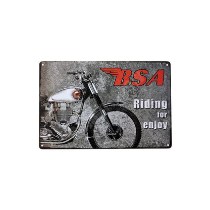 BSA Motorcycles Retro wall signs - Retro Shop NL