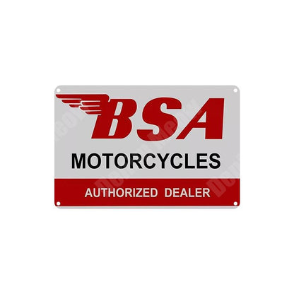 BSA Motorcycles Retro wall signs - Retro Shop NL