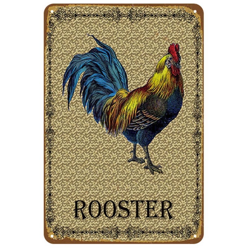 Chickens and Farm wall signs - Retro Shop NL