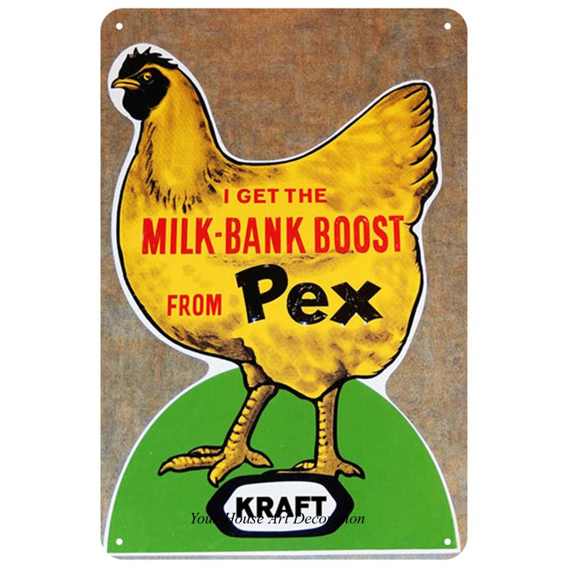 Chickens and Farm wall signs - Retro Shop NL