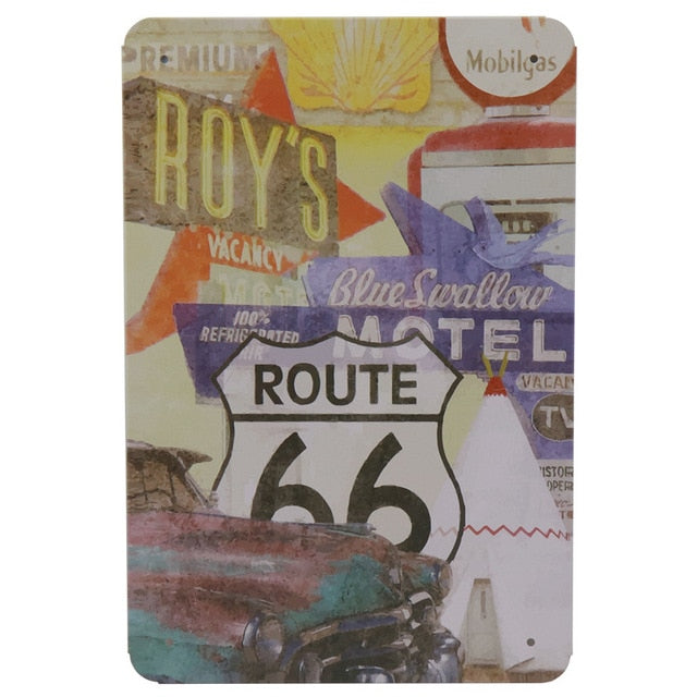 War vehicles retro style metal wall plate - Retro Shop NL