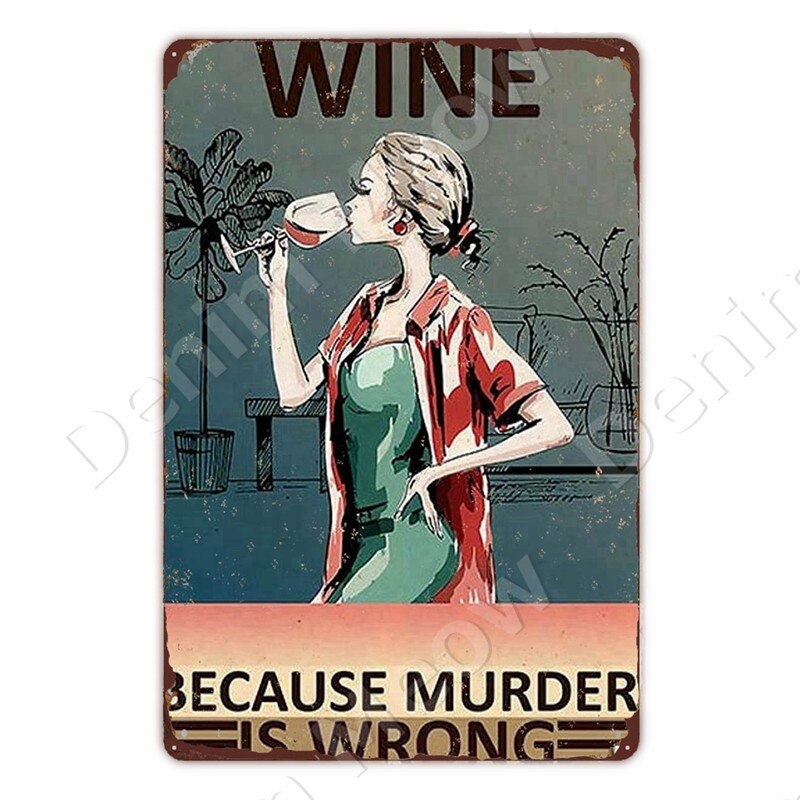 I Drink I Know Retro style metal wall signs - Retro Shop NL