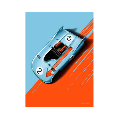 Racing Cars Retro wall signs - Retro Shop NL