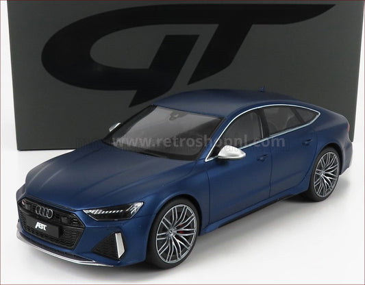 Scale 1:18 Audi A7 Rs7 Abt Sportline 2020 Blue Met Model Cars