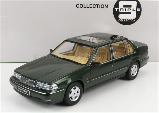 Scale 1:18 Volvo 960 1996 Dark Olive Pearl Model Cars